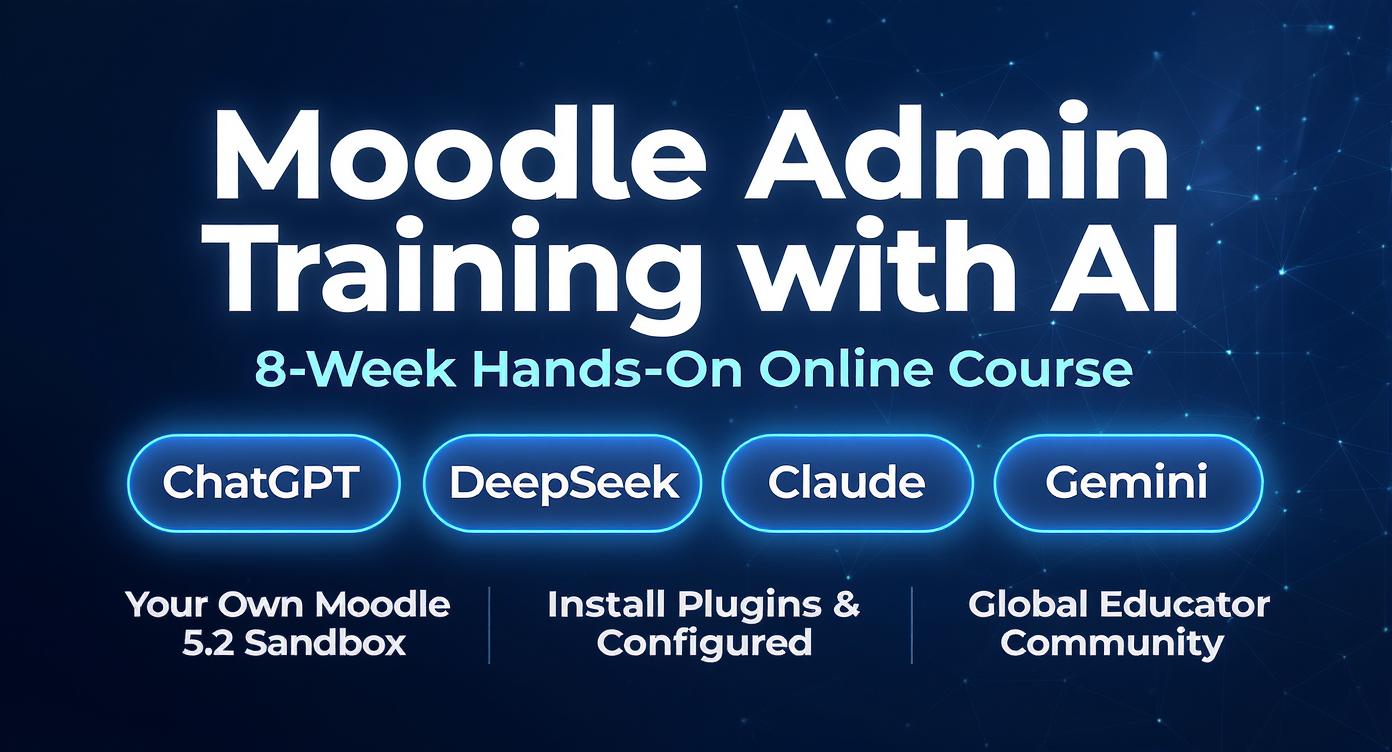 Moodle Admin Training with AI