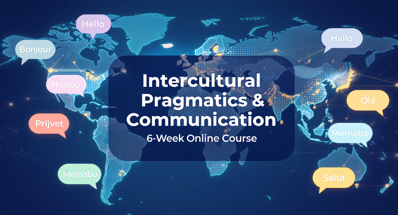It's the "Intercultural Pragmatics & Communication" Moodle Online Course image.